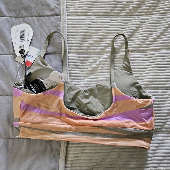 Prana Striped Multicolor Swim Top Size XS NWT - Picture 6 of 7